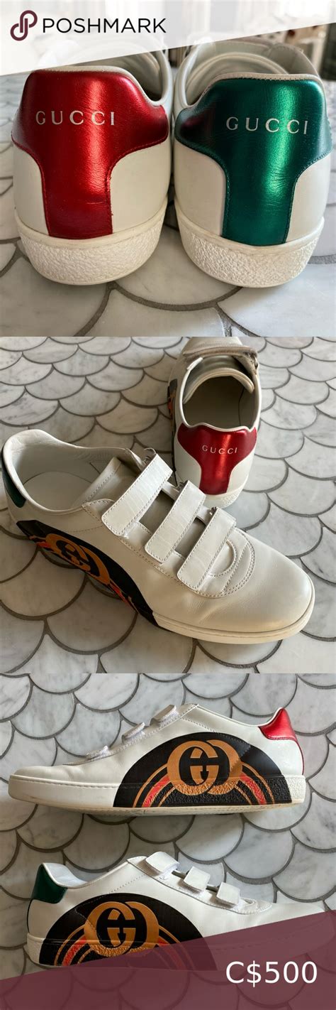 gucci velcro patch|Gucci ace sneakers sale.